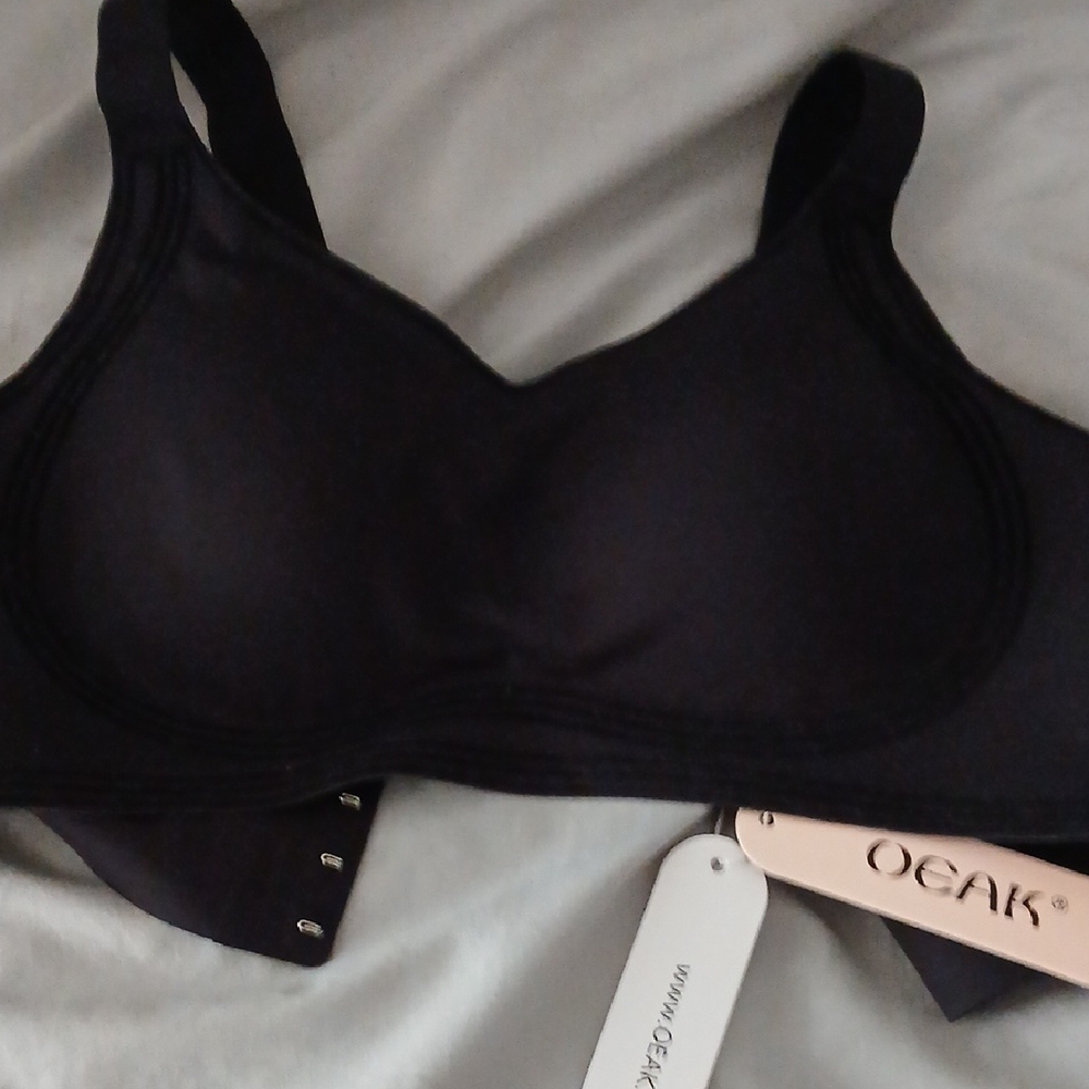 OEAK Women's Black Bra